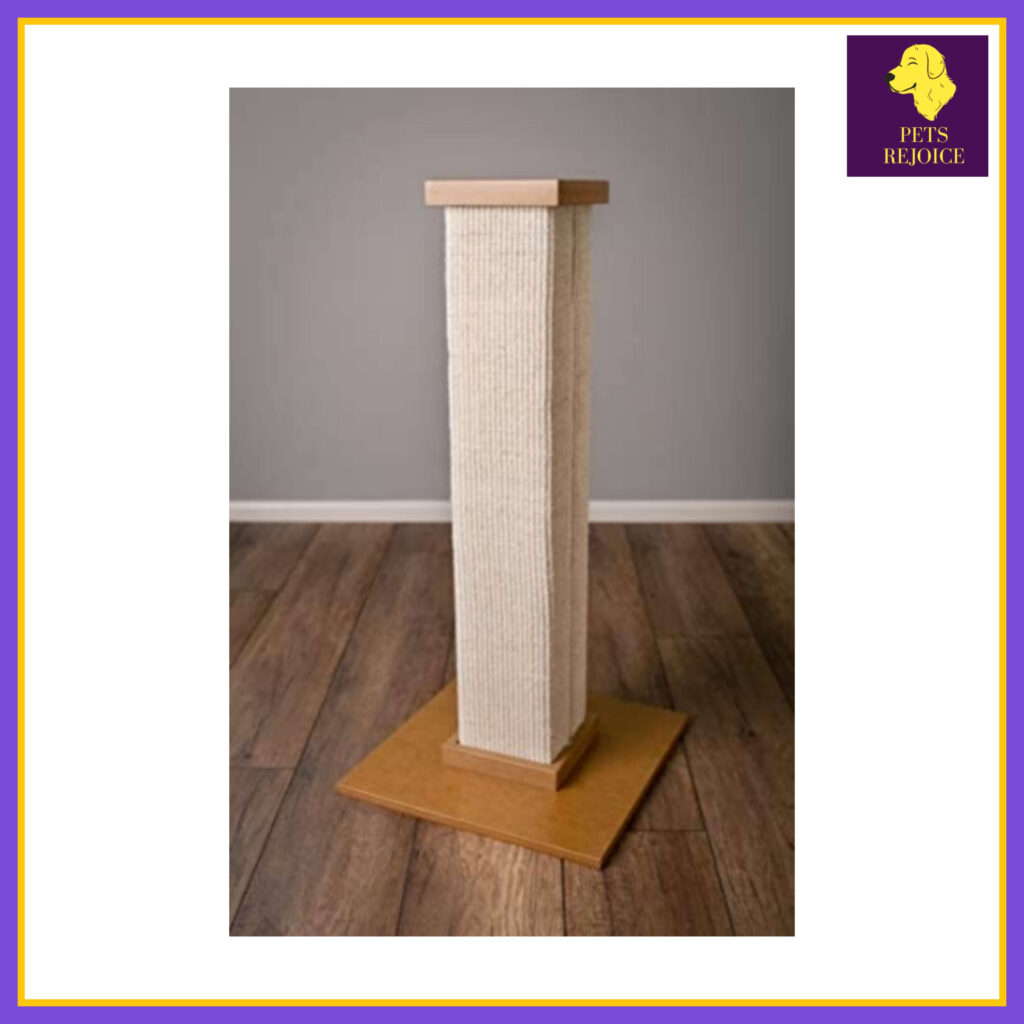Cat scratching post for long cats