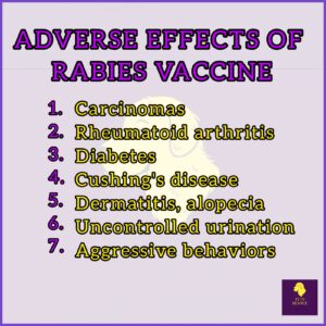 Side Effects Of Rabies Vaccine 