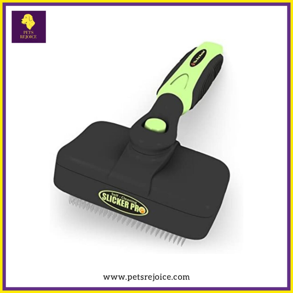 The Pet Portal Self Cleaning Dog Brush 