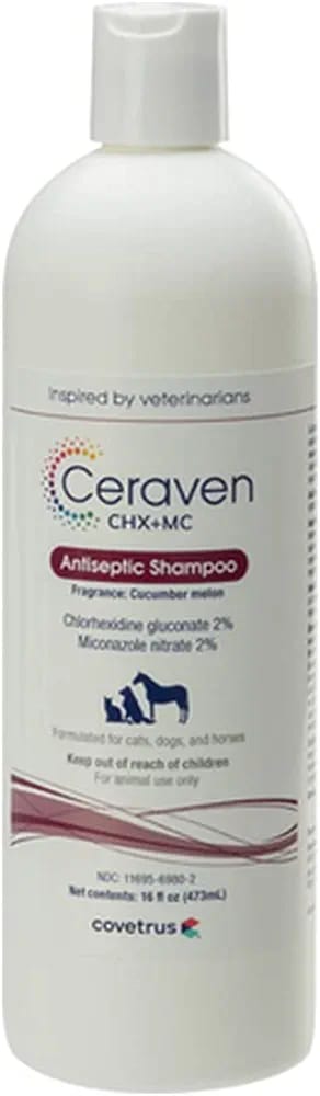 Ceraven Antiseptic Shampoo for dog warts