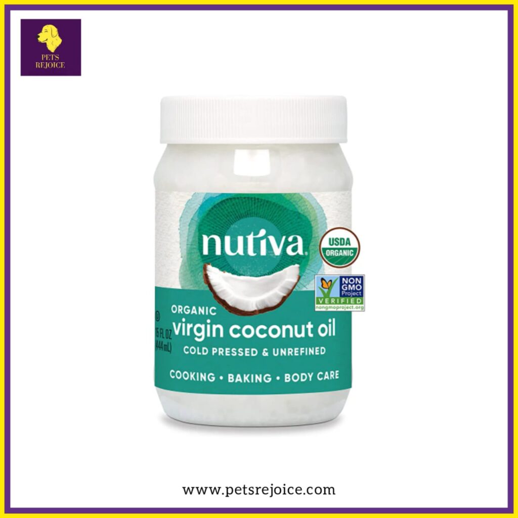 Nutiva Organic Coconut Oil for dog warts